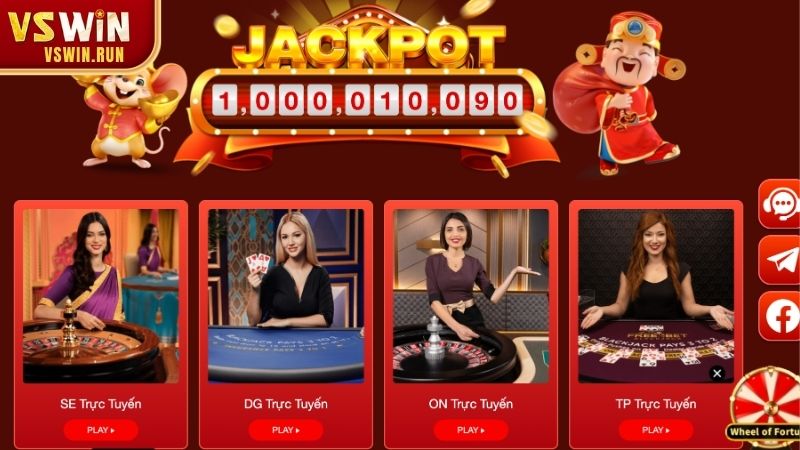 Ưu điểm nổi bật tại sảnh Casino VSWIN