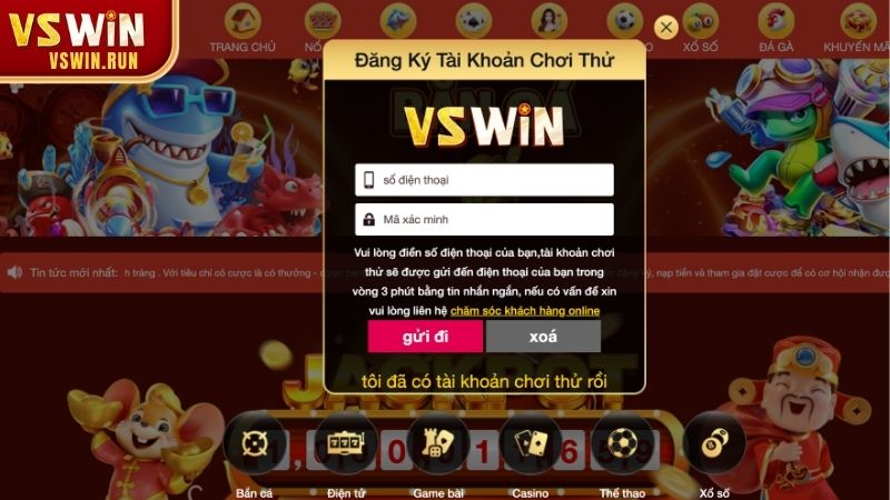 Đăng ký tài khoản